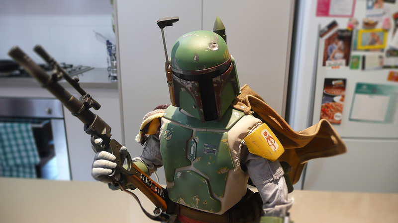 Illustration for article titled Check Out My 12" Boba Fett